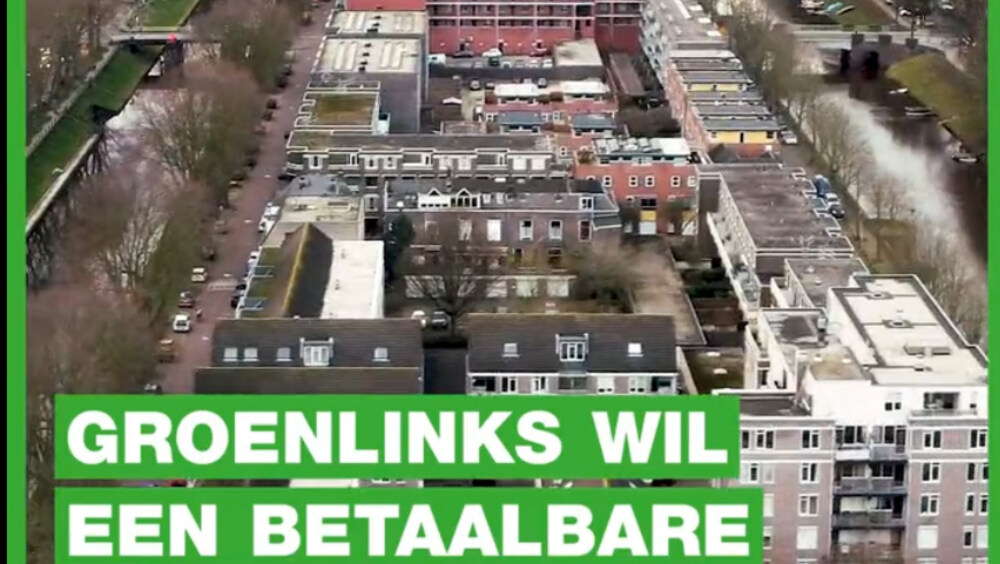 GroenLinks wil betaalbare woningen