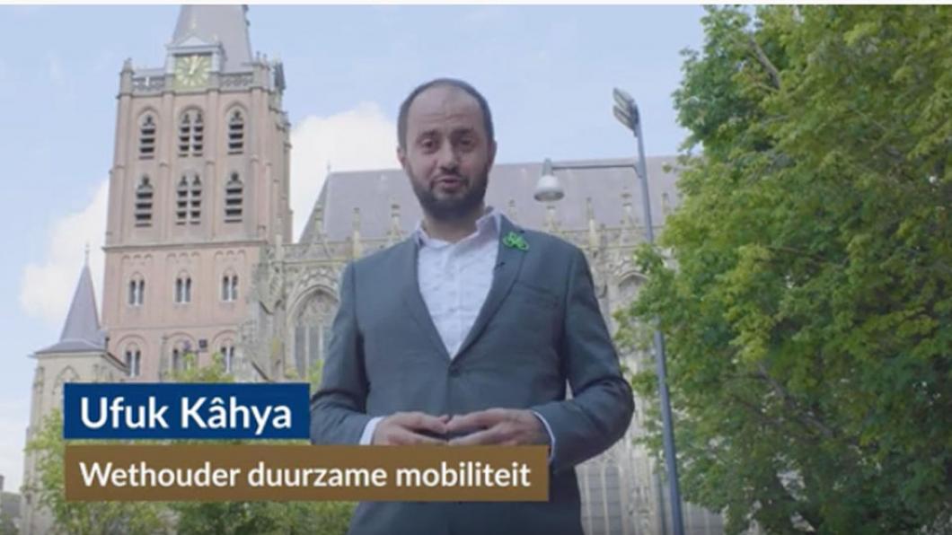 wethouder Ufuk Kâhya verwelkomt deelnemers Nationale Fietscongres 2020 in Den Bosch