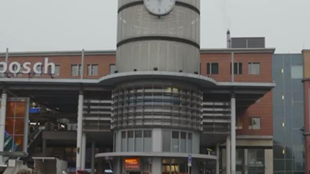 het NS-station in 's-Hertogenbosch