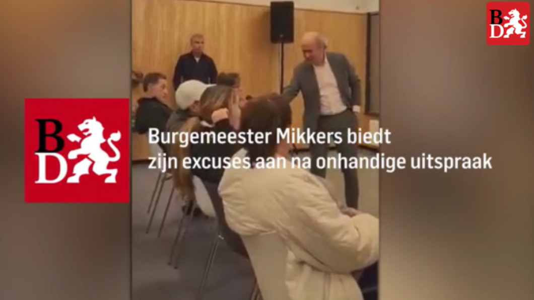 foto brabants dagblad bij artkel over excusus burgemeester Mikkers