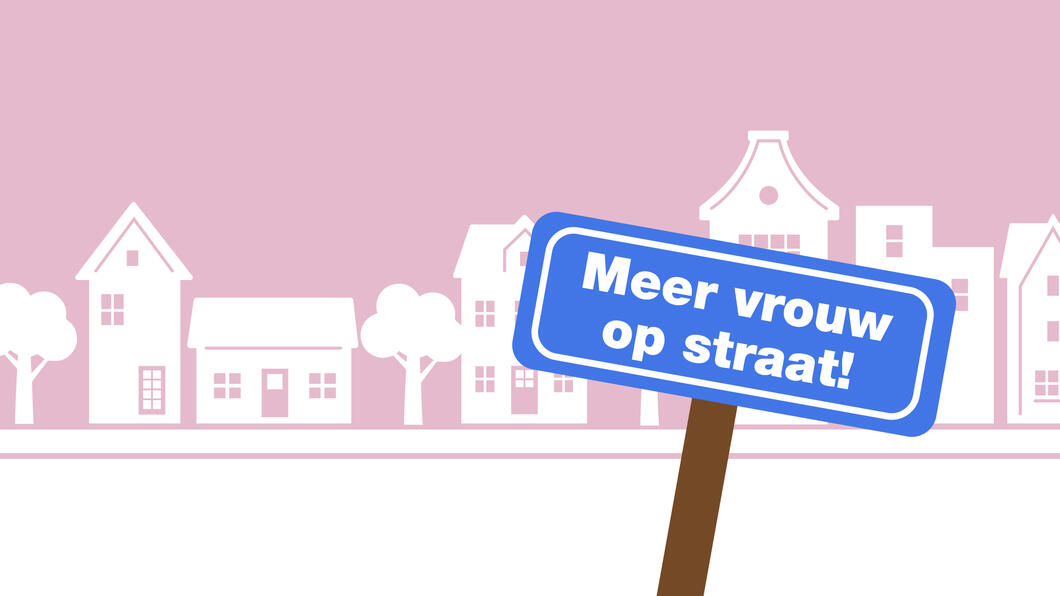 meer vrouw op straat