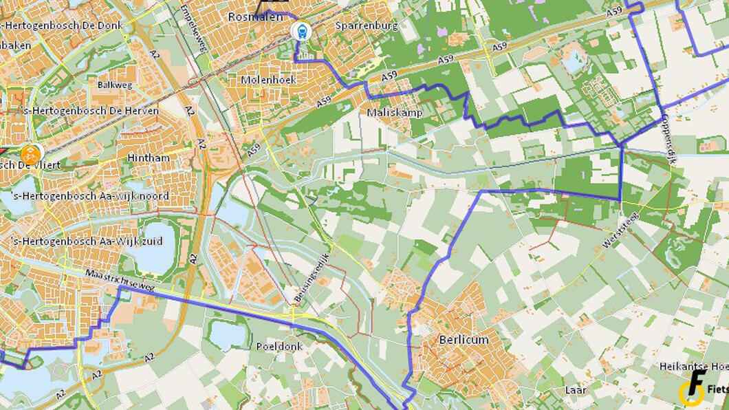 fietsroute nuland vinkel rosmalen augustus 2017.jpg