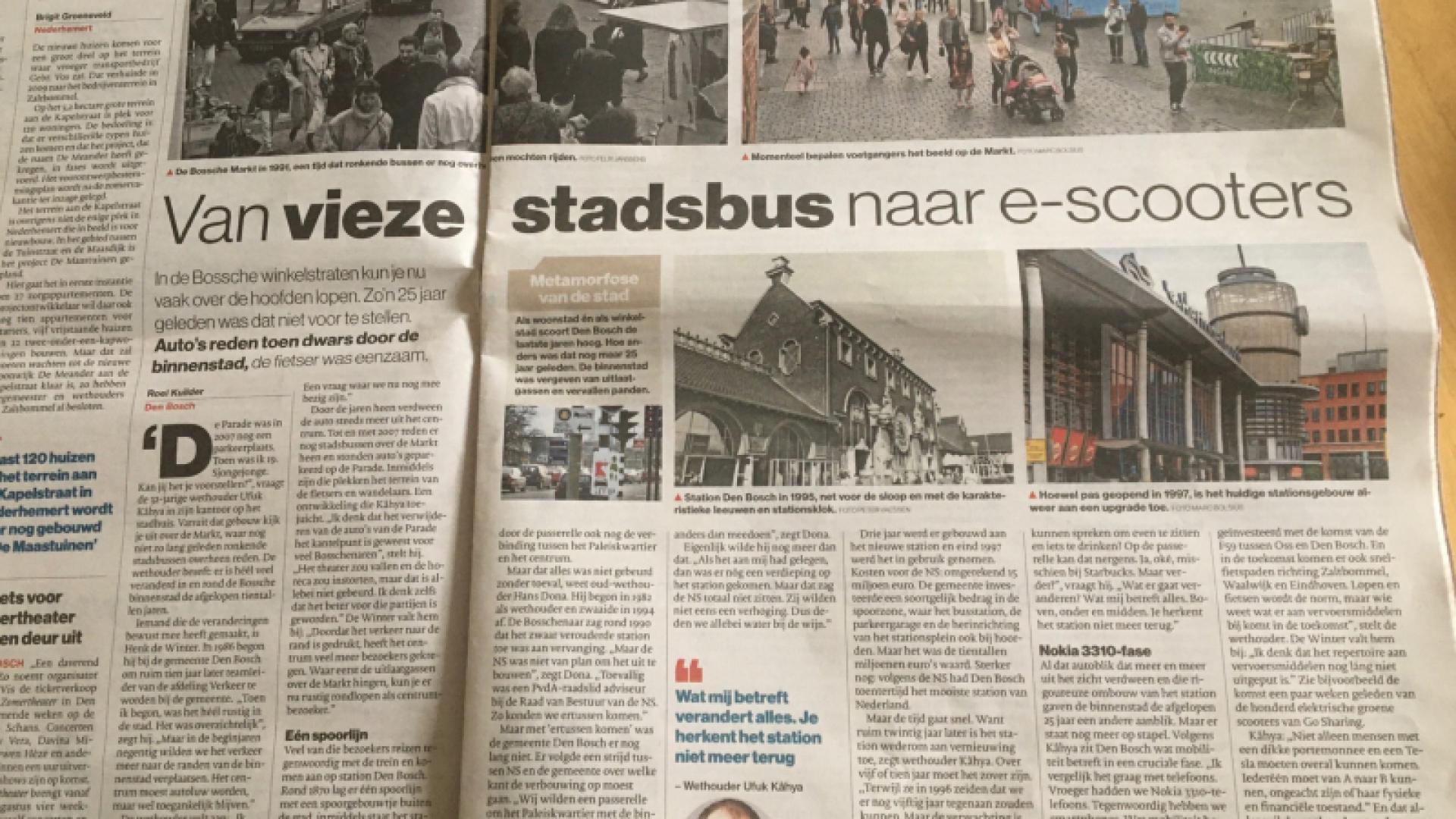 Krantenartikel in het Brabants Dagblad