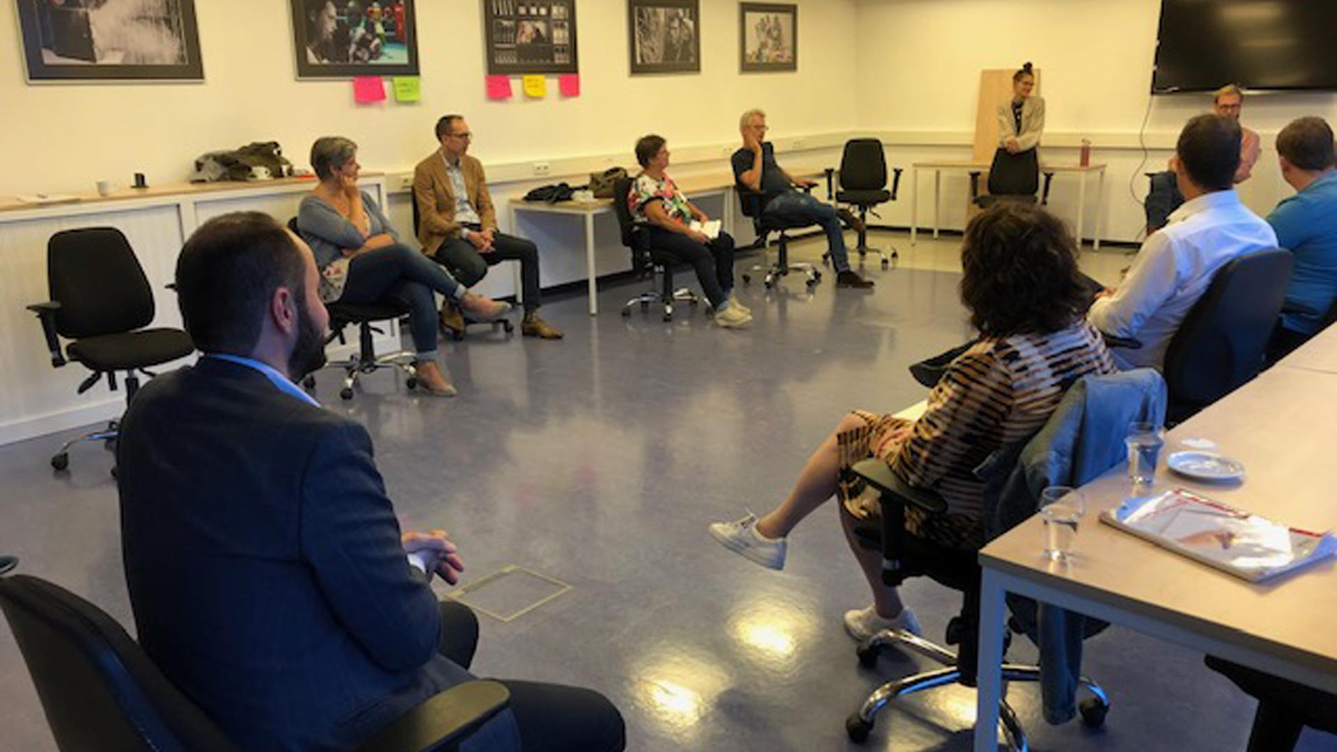 kring van deelnemers aan de Bossche GroenLinks Academie september 2020