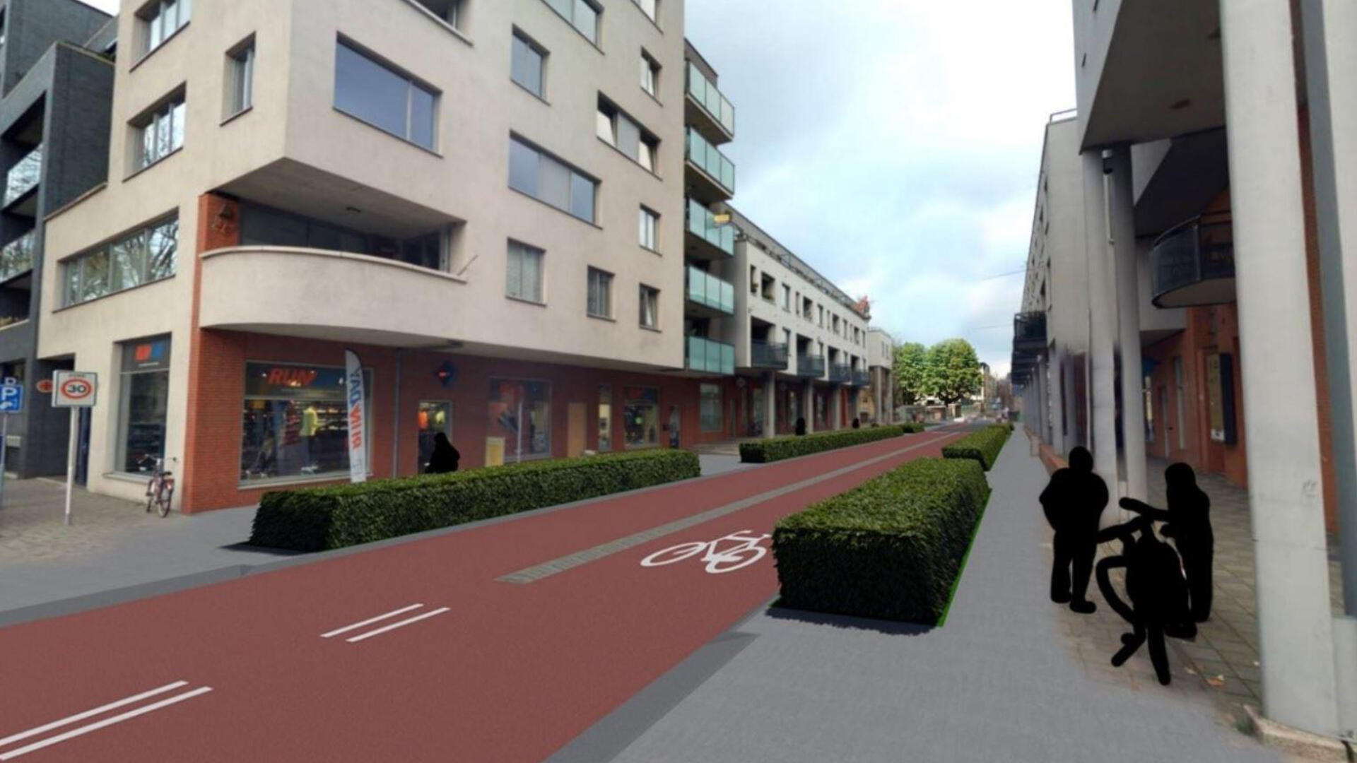 Van Berckelstraat wordt een groene fietsstraat