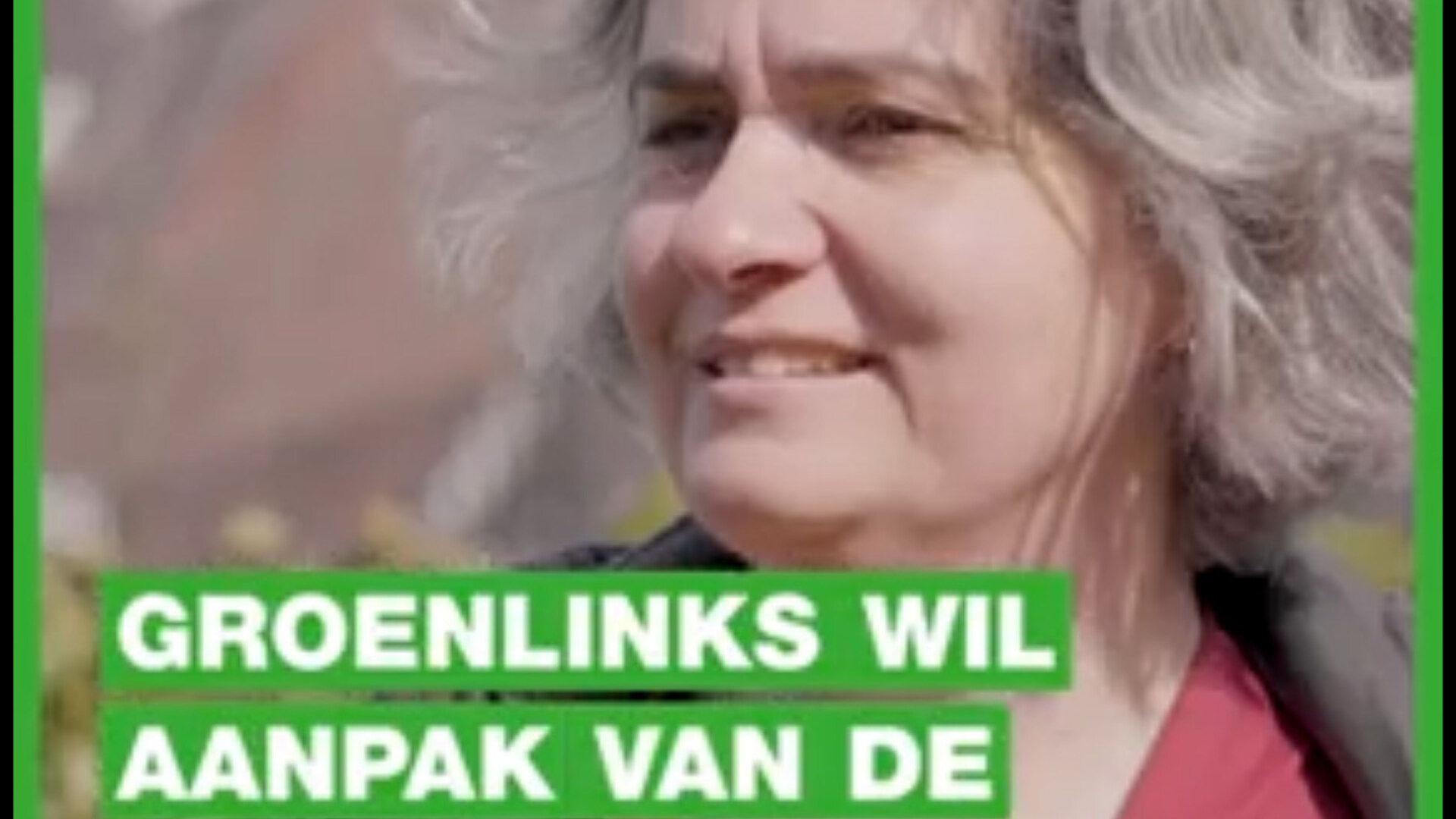 screenshot filmpje GroenLinks wil aanpak klimaatcrisis