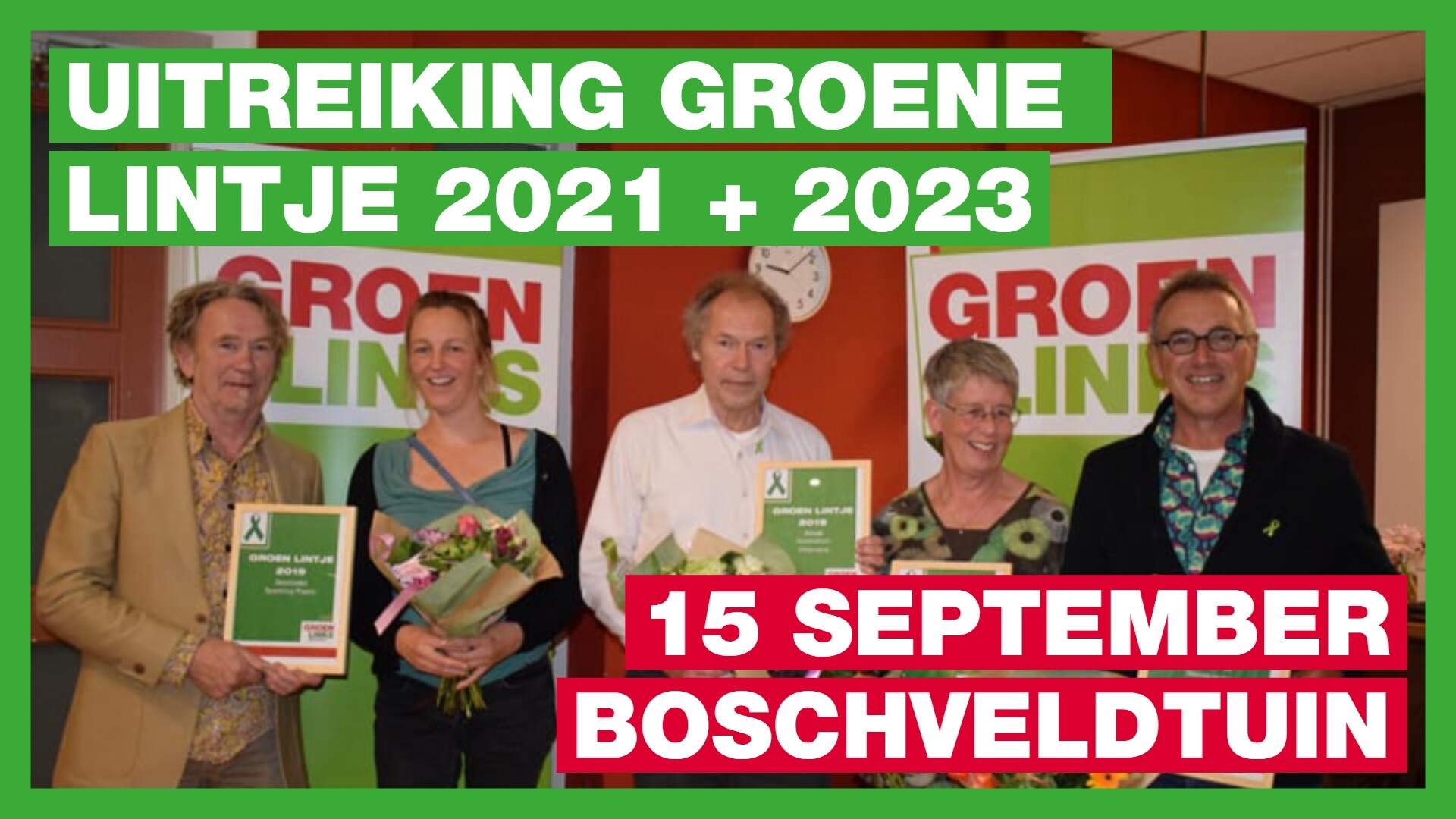 Groene lintje 2021 + 2023