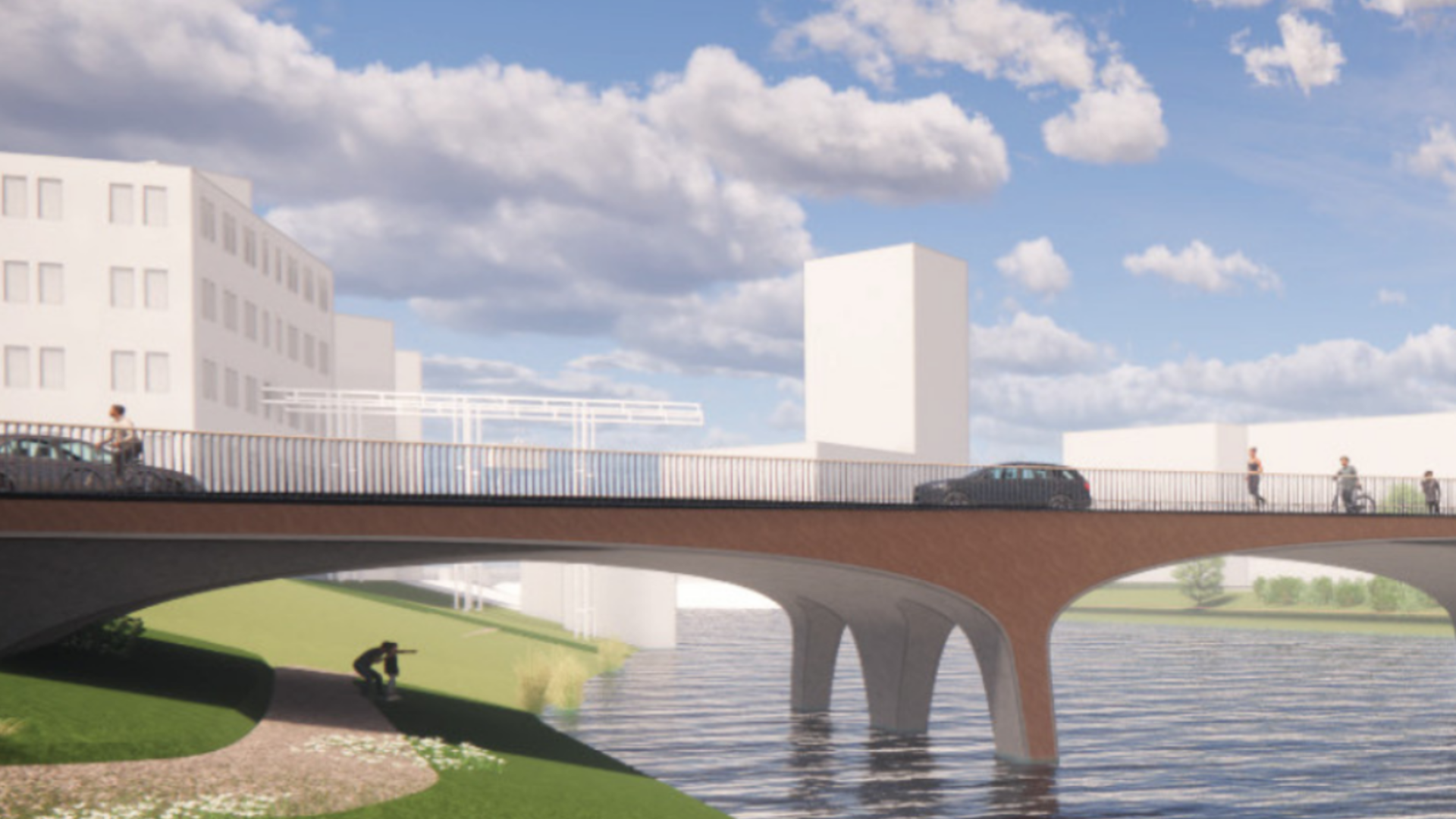 een plaatje van de geplande Lage Diezebrug