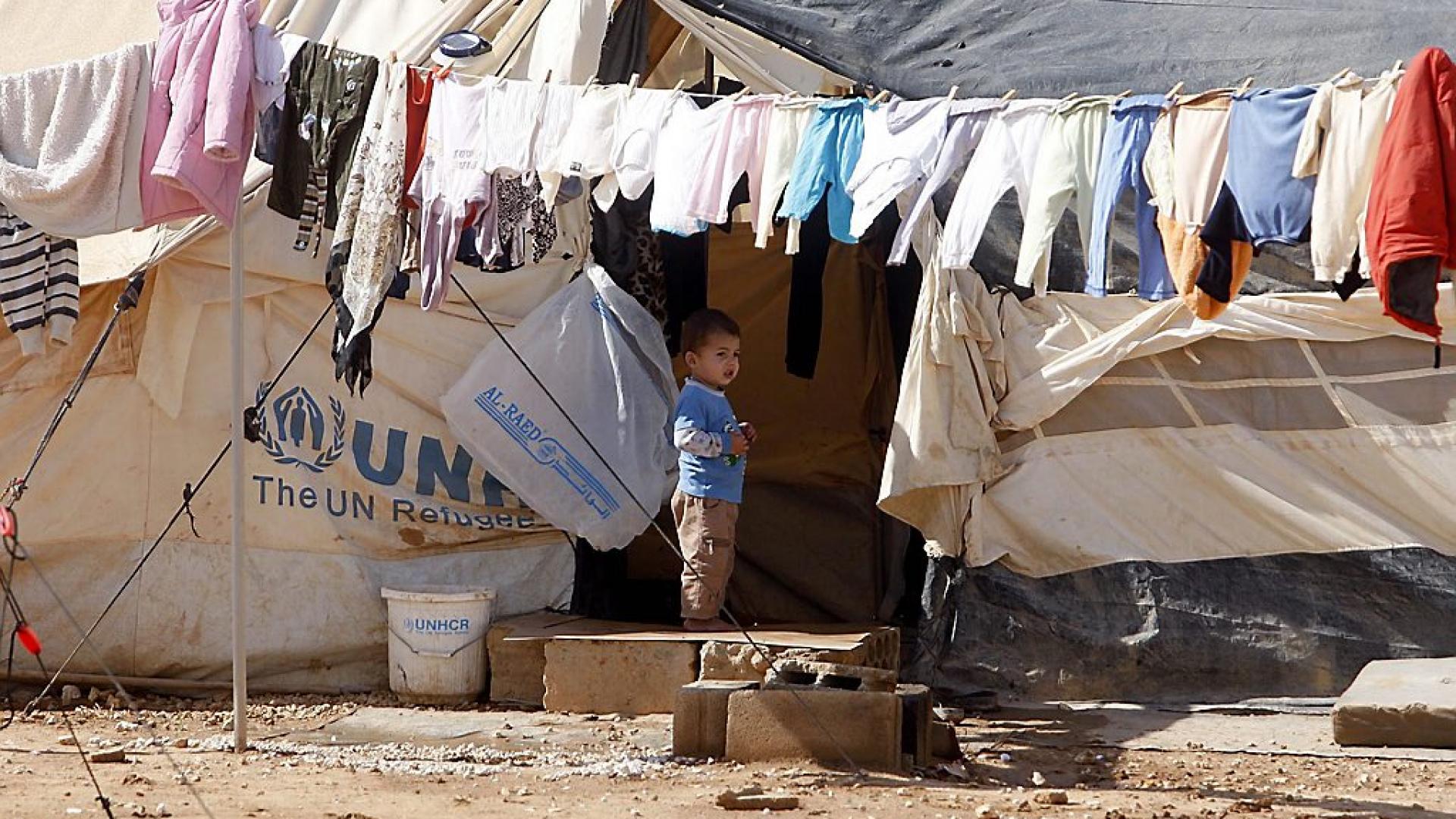 Vluchtelingenkamp bij de grens tussen Syrië en Jordanië.jpg